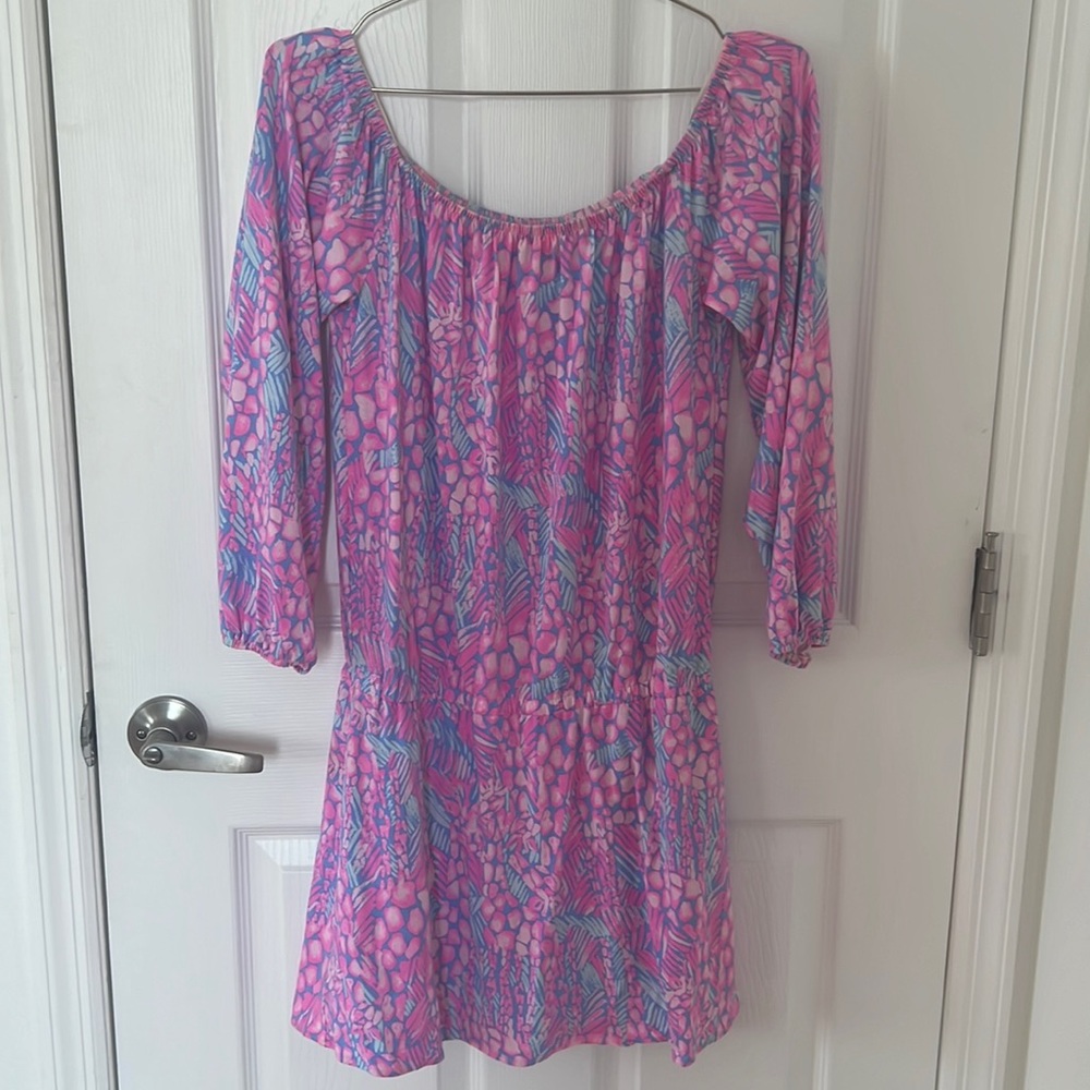 Lilly Pulitzer Lana off the shoulder skort romper